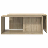 Coffee Table Set 2 pcs Sonoma Oak Engineered Wood 8000262