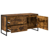 TV Cabinet Smoke Oak 100 x 36 x 49.5 cm Engineered Wood 886620