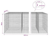 Gabion with 3.5 mm Wire and 5x5 cm Mesh 850x100x150 cm 3462467
