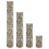 Circular Gabion Raised Beds 4 pcs 30x50/100/150/200 cm 152023