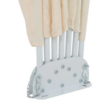 Collapsible Terrace Side Awning Cream 200 cm 44578