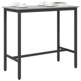 Table Grey Sonoma 100 x 50 x 90.5 cm Engineered Wood and Steel 873735