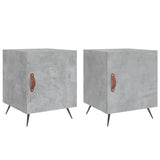 Bedside Cabinets 2 pcs Concrete Grey 40x40x50 cm Engineered Wood 827509