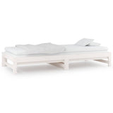 Pull-out Day Bed without Mattress White 2x cm 820433