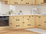 Cabinet SKI Honey Brown 60 x 46 x 81.5 cm Solid Pine Wood 42007557