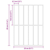 Rectangular Tile 50 pcs Beige 29 x 23 x 0.08 cm 42046173