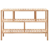 ZNTS Bathroom Shelf Solid Walnut Wood 100x40x65 cm 247100