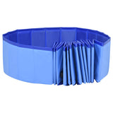 Foldable Dog Swimming Pool Blue 300x40 cm PVC 92603