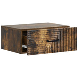 Wall-Mounted Bedside Cabinet 2 pcs Smoked Oak 49 x 34.5 x 20 cm 898626
