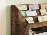 Kids Bookshelf Smoked Oak 72.5 x 29.5 x 69 cm Engineered Wood 892384