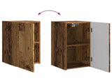 TV Cabinet Set Wall-mounted 6 pcs Old Wood Engineered Wood 3409067