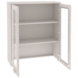 Top for Highboard HAMAR White 85x35x100 cm Solid Wood Pine 340505