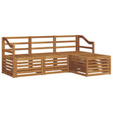Outdoor Sofa Set 4 pcs Natural 3374624