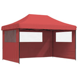 Party Tent Folding Burgundy 292 x 440 x 315 cm Oxford Fabric 42023624