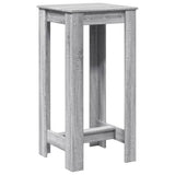 Bar Table Grey Sonoma 51x50x103.5 cm Engineered Wood 854405