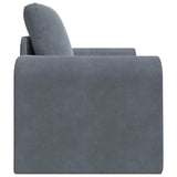 Sofa Bed Dark Grey 98 x 71 x 83 cm Velvet 4106667
