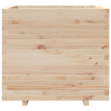 ZNTS Garden Planter 80x80x72 cm Solid Wood Pine 3282624