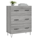 Sideboard Grey Sonoma 69.5x34x90 cm Engineered Wood 827850