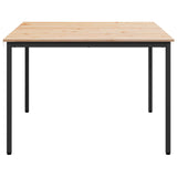 Dining Table Natural 110 x 110 x 75 cm Solid Pine Wood 892787