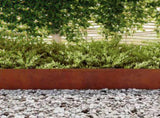 Lawn Edging 450 x 25 cm Weathering Steel Rusty 868038
