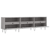 TV Cabinet Grey Sonoma 150x30x44.5 cm Engineered Wood 831282