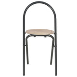 3 Piece Folding Dining Set with Storage Rack MDF and Steel 284406