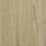 ZNTS TV Cabinet with Door Sonoma Oak 102x30x36 cm 823353