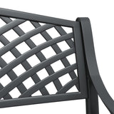 Garden Bench Black Cast aluminium, cast iron Medium Durable 317748