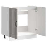 Sink Base Cabinet Lucca Grey Sonoma Engineered Wood 853693