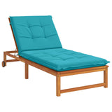 Sunlounger Cushion GEMERT 100% Polyester Turquoise 947454