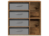 Sideboard with Drawer Old Wood 60 x 33.5 x 84 cm 8000474
