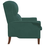 Armchair Dark green 76 x 94 x 102 cm Velvet 42009859
