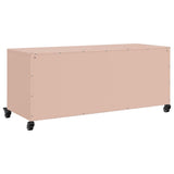 TV Cabinet Pink 100.5x39x43.5 cm Steel 846645