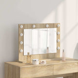 Vanity Mirror Rectangular Sonoma Oak 60 x 45 x 18 cm 868311