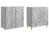 Cabinet Set 2 pcs Grey Sonoma Engineered Wood 3416697
