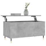 Coffee Table Concrete Grey 90x44.5x45 cm Engineered Wood 830968