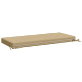2-Piece Bench Cushions SOEST 2 pcs 100% Polyester Beige 950209
