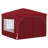 Pop-up Party Tent 290 x 290 x 245 cm Burgundy 42019873