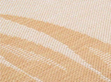 Outdoor Flatweave Rug 160x230 cm Leaf Pattern 340860