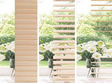 Venetian Blind Oak Look 85 x 130 cm 35 mm Solid Paulownia Wood 42015313