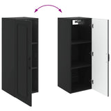 Wall-Mounted Cabinet Black 33 x 34.5 x 90 cm Engineered Wood 899266