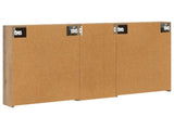 Bathroom Cabinet Set 3 pcs 130 x 14.5 x 70 cm Engineered wood 3403767