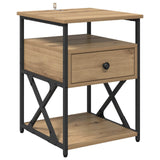 Bedside Cabinet with Drawer 2 pcs Artisan Oak 40 x 42 x 55 cm 881884