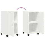 ZNTS Sideboard White 36x39x72 cm Steel 846679