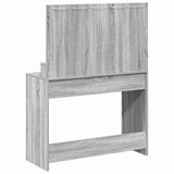 Dressing Table Grey Sonoma 100 x 41 x 135 cm Engineered Wood 865105