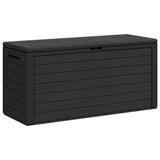 Garden Storage Box Anthracite 116x44x55 cm 49445