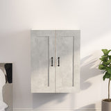Hanging Wall Cabinet Concrete Grey 69.5x32.5x90 cm 812307