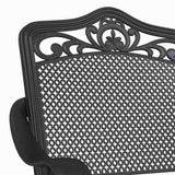 Garden Chair 2 pcs Black 55 x 56.5 x 91cm Aluminium 42002379