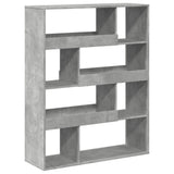 Bookcase Concrete Grey 100x33x125.5 cm Engineered Wood 3309333