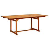 Garden Dining Table x100x75 cm Solid Acacia Wood 316564